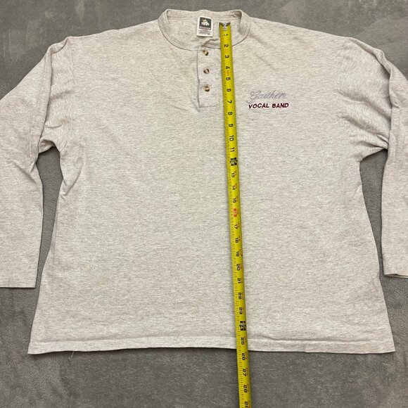 Vintage Single Stitch Gaither Vocal Band Henley Collar Long Sleeve Tshirt USA XL - Picture 7 of 10